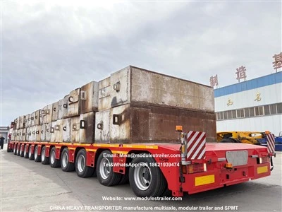 12 Axle Hydraulic Extendable Trailer